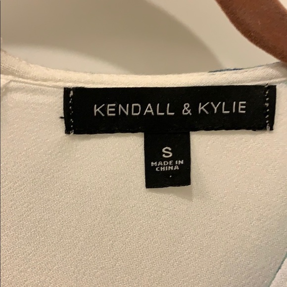 Kendall and Kylie blue and white romper - Picture 4 of 5